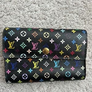 LOUIS VUITTON
Monogram Multicolor Alexandra Wallet Black